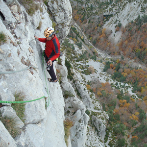 Vías de escalada en Pirineos